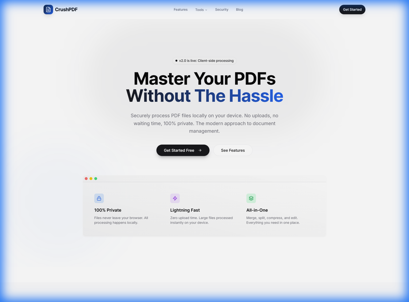 CrushPDF Management Tool